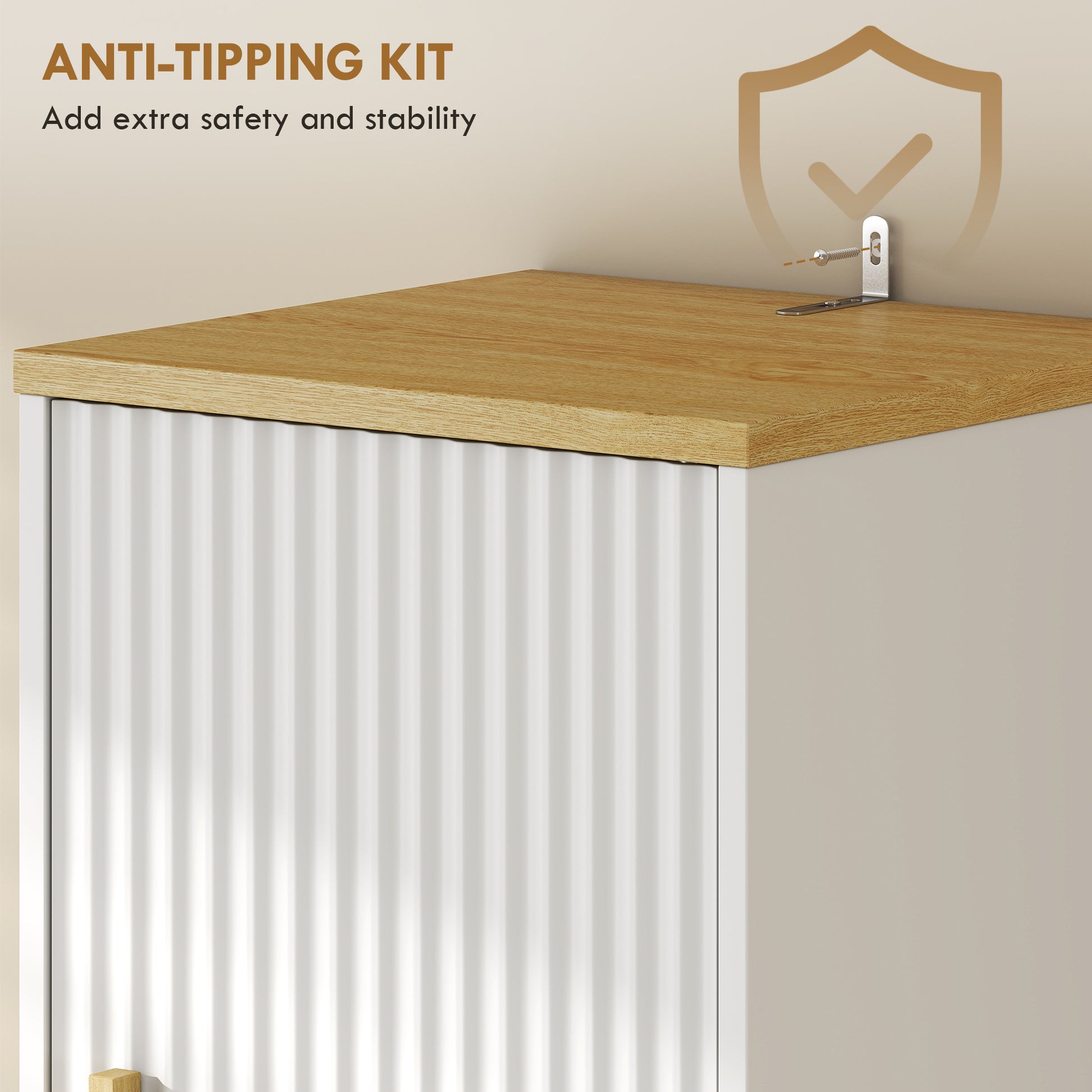 Tall Bathroom Storage Cabinet, Freestanding Bathroom Cabinet with Drawer, Adjustable Shelves, Open Compartment, White