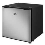 1.1 Cu. Ft. Mini Freezer, Compact Upright Freezer with Reversible Door, Removable Shelf, Adjustable Temperature, Silver
