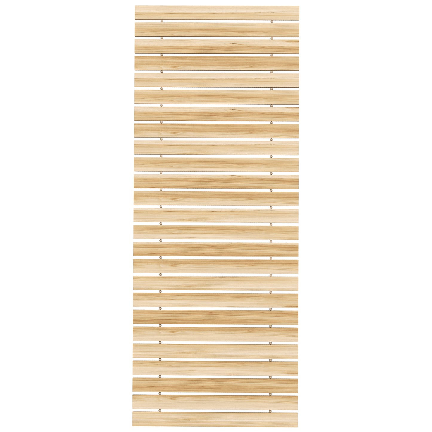 47" Wooden Garden Pathway, Outdoor Roll Out Straight Walkway, Garden Boardwalk for Wedding, Party, Natural Wood Finish