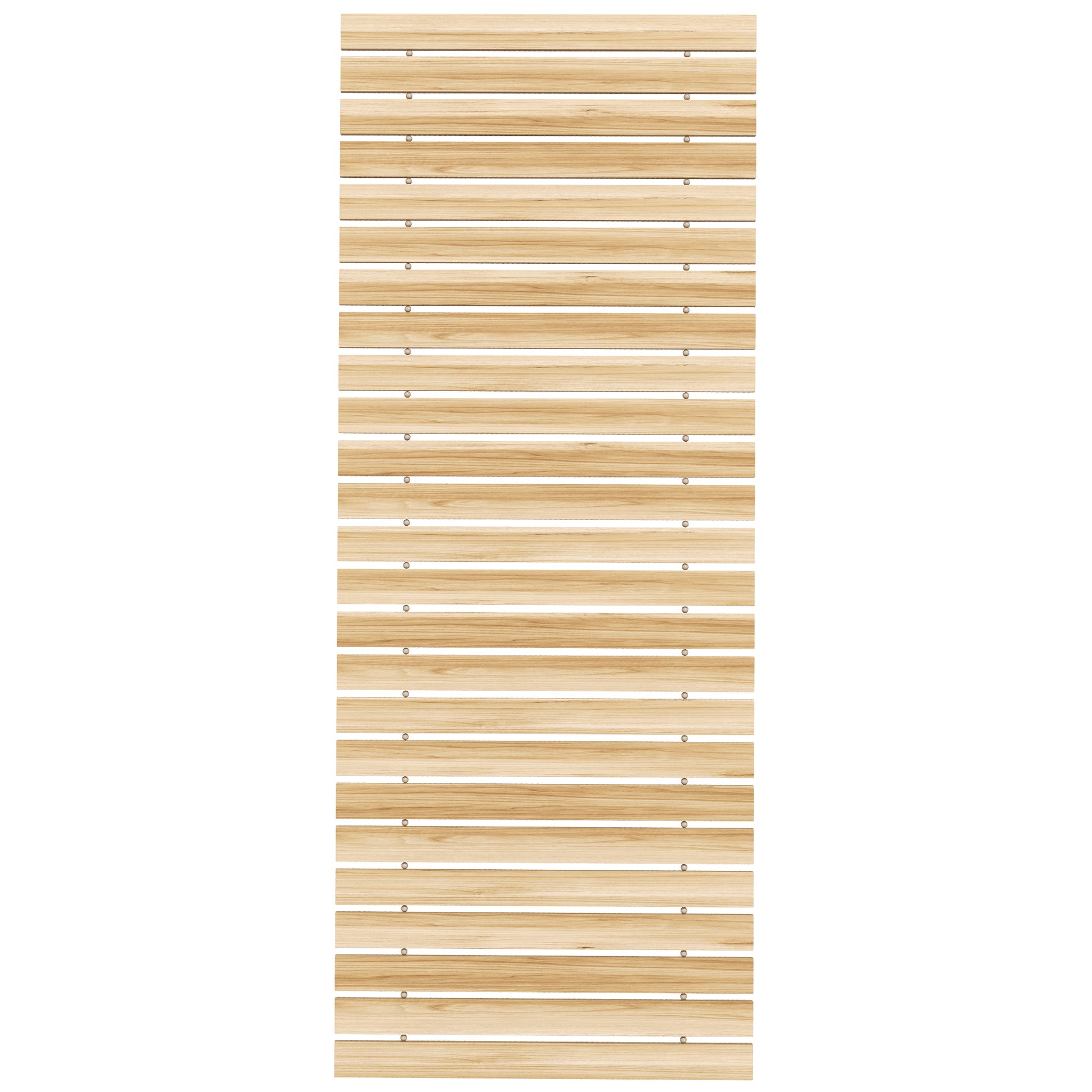 47" Wooden Garden Pathway, Outdoor Roll Out Straight Walkway, Garden Boardwalk for Wedding, Party, Natural Wood Finish
