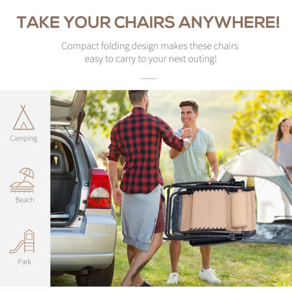 Outdoor Zero Gravity Reclining Lounger Chair with Canopy Shade, Side Tray, Cupholder, Beige