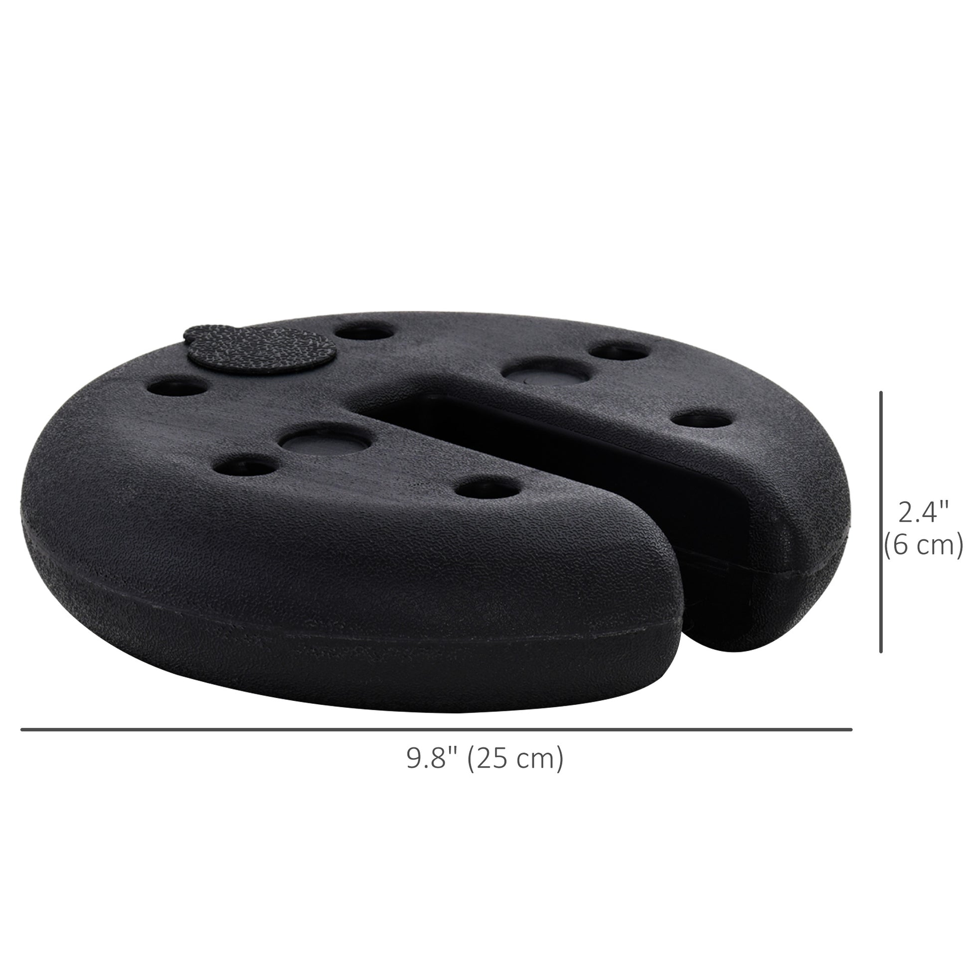 Set of 4 Party Tent Canopy Weight Plate Kit Gazebo Pop Up Tent Anchor Base Weights Canopy Shelter Leg Weights