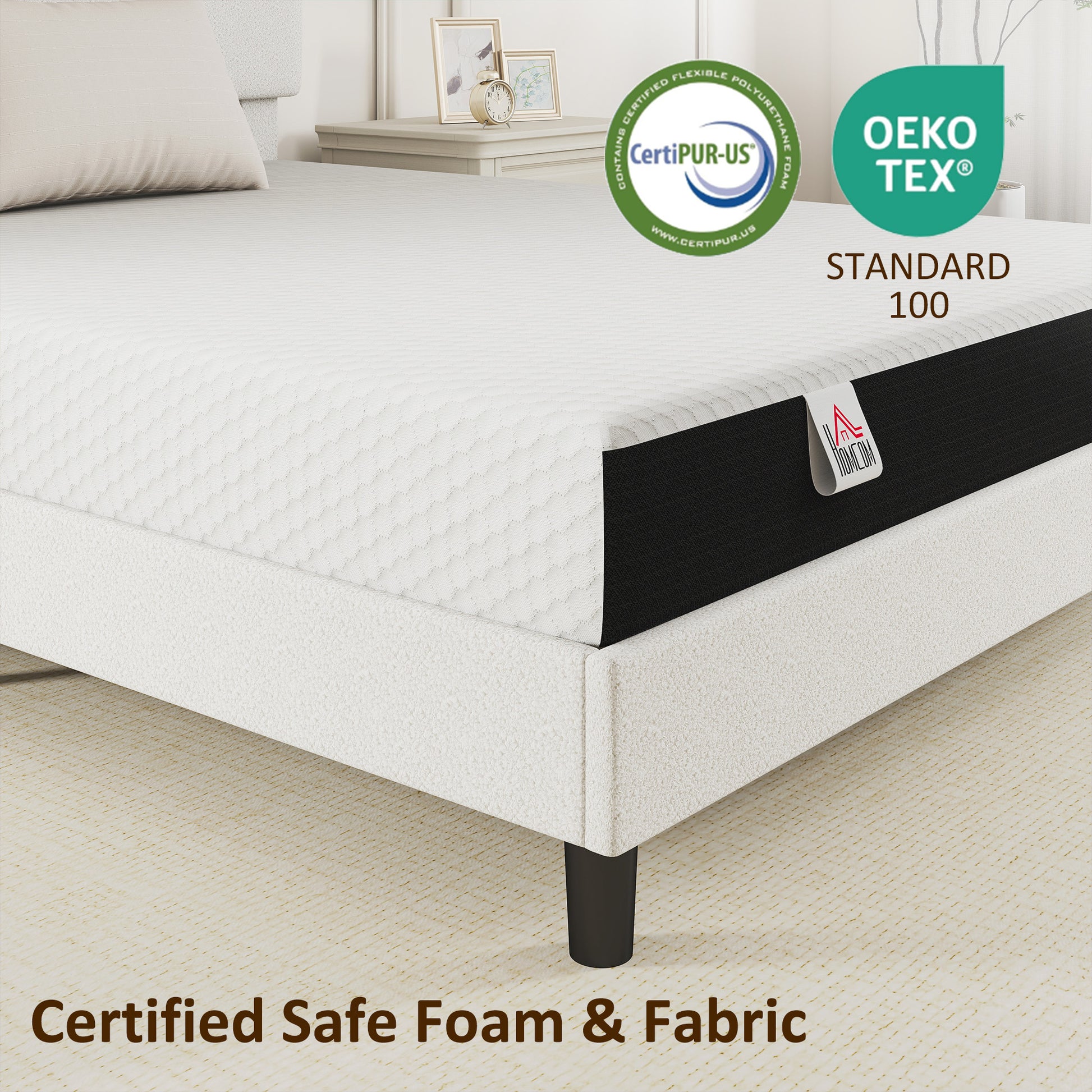Queen Mattress 8 Inch Memory Foam Mattress in a Box, Pressure Relief & Lumbar Support, CertiPUR-US Certified Medium Firm