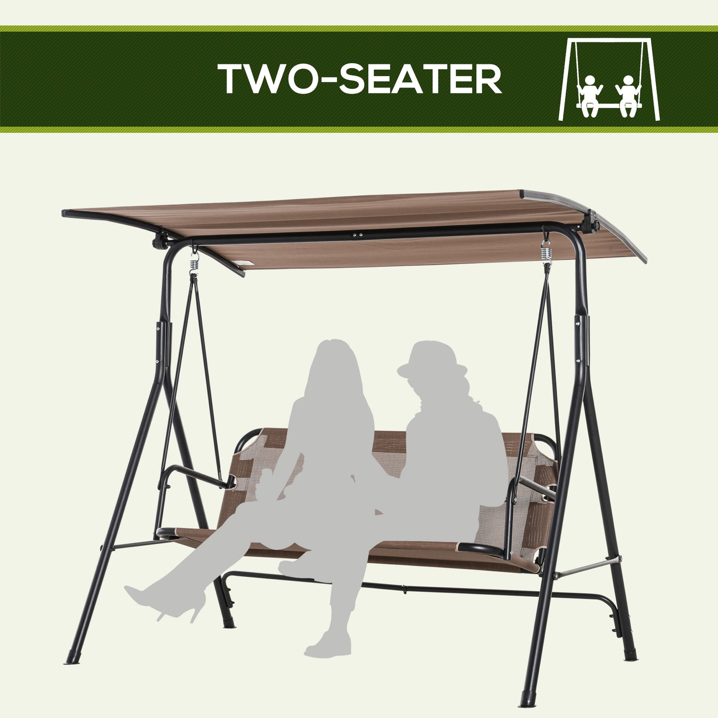 Metal Swing Stand Swing Frame, Hanging Chair Stand Only, 528 LBS Weight Capacity, for Backyard, Patio, Lawn, Black