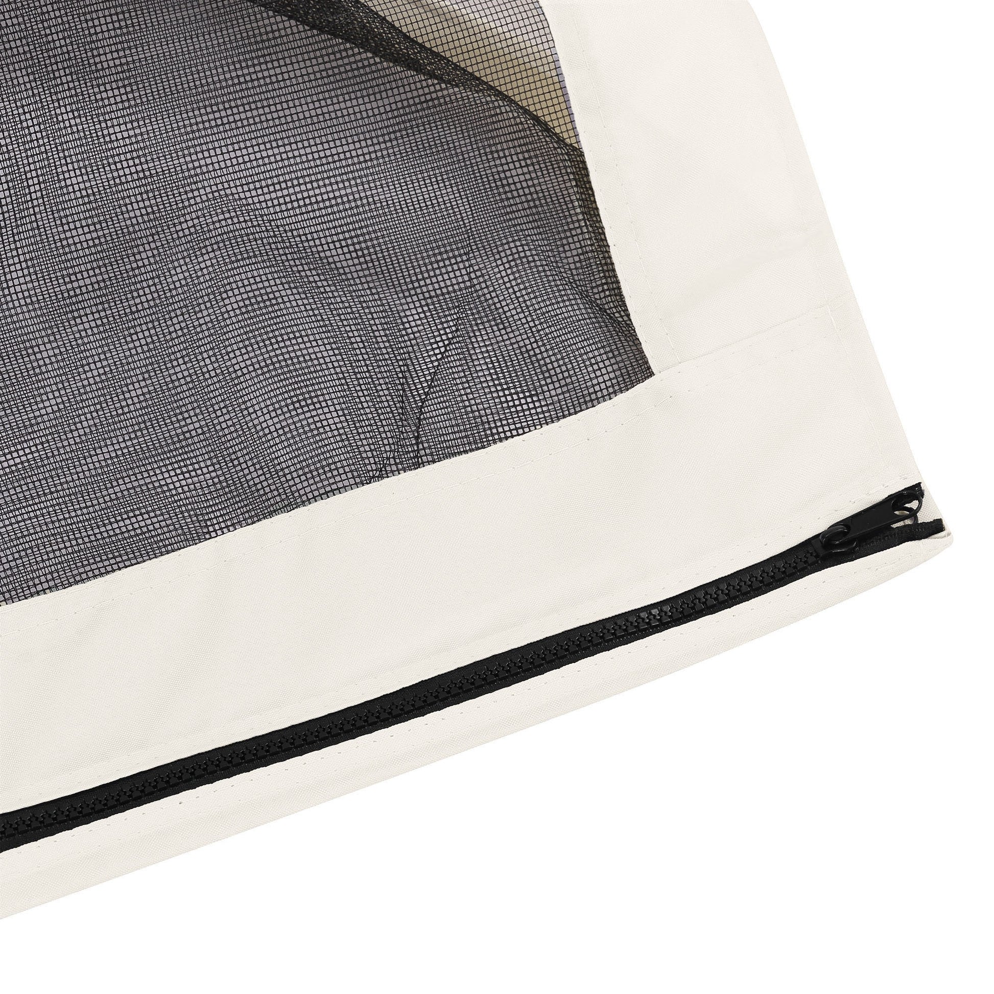 Replacement Mosquito Netting for Gazebo 10' x 13' Black Screen Walls for Canopy with Zippers