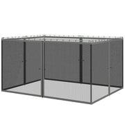 Replacement Mosquito Netting for Gazebo 10' x 13' Black Screen Walls for Canopy with Zippers