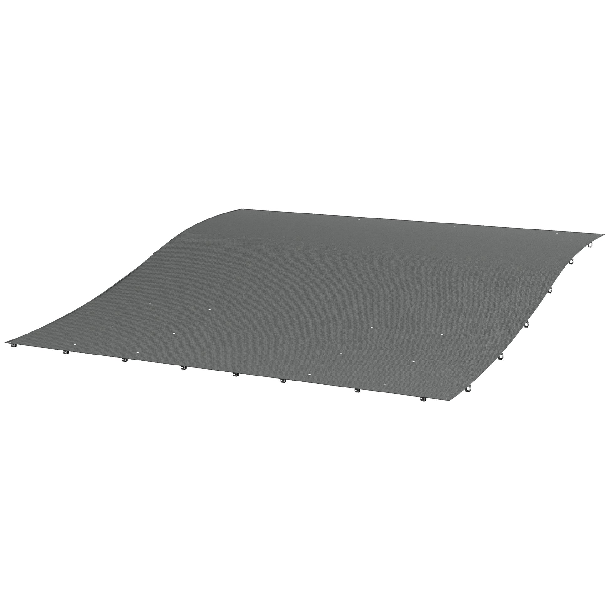 Pergola Canopy Replacement, Pergola Shade Cover for 10' x 10' Pergola ( 84C-038 Series), Dark Grey