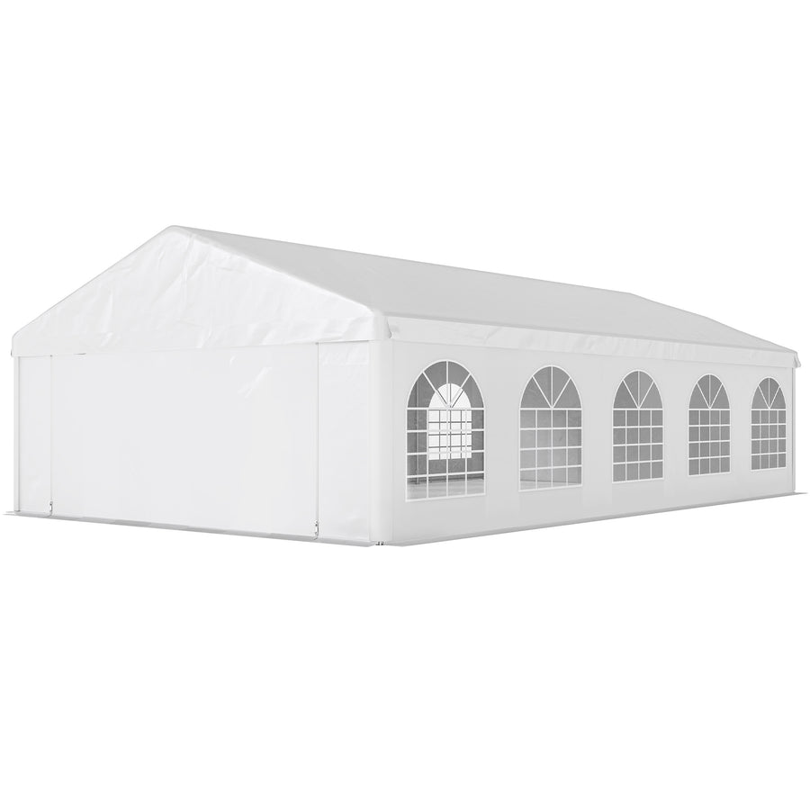 20'x33' Heavy Duty Large Party Tent & Carport with Removable Sidewalls, Portable Garage Canopy Tent, White
