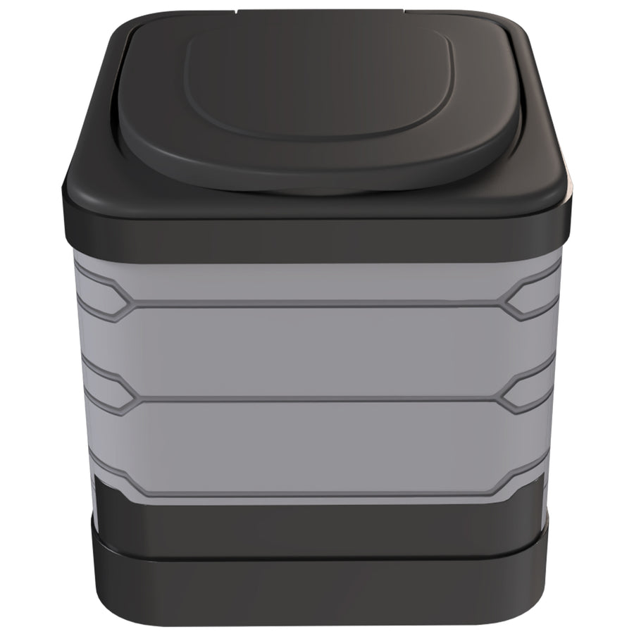 Portable Toilet for Adults Foldable Porta Potty 12 Coagulant Packets for Camping Travel RV Outdoor Use