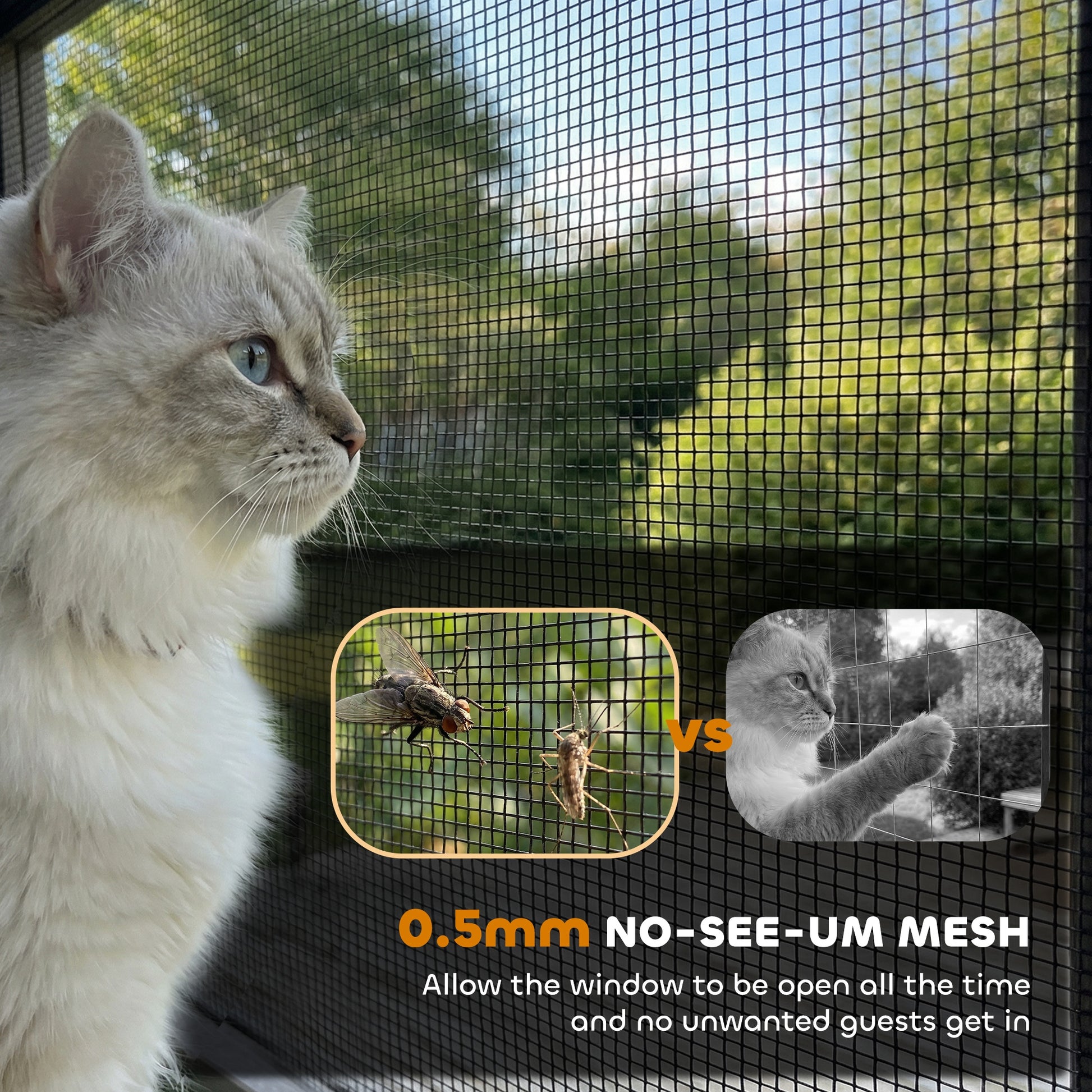 Catio Outdoor Cat Enclosure Wall-Mounted 2-Level Outdoor Cat House with Waterproof Roof 51.2" Grey
