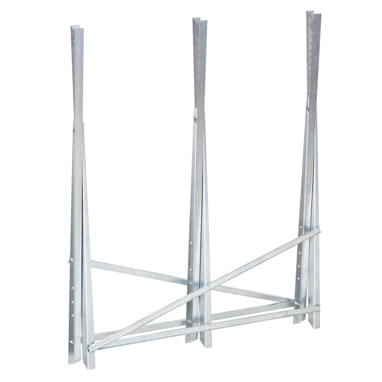 Portable Sawhorse Heavy Duty Cutting Stand Steel Adjustable Work Support, Foldable Sawhorse Stand 220 lbs Weight Capacity