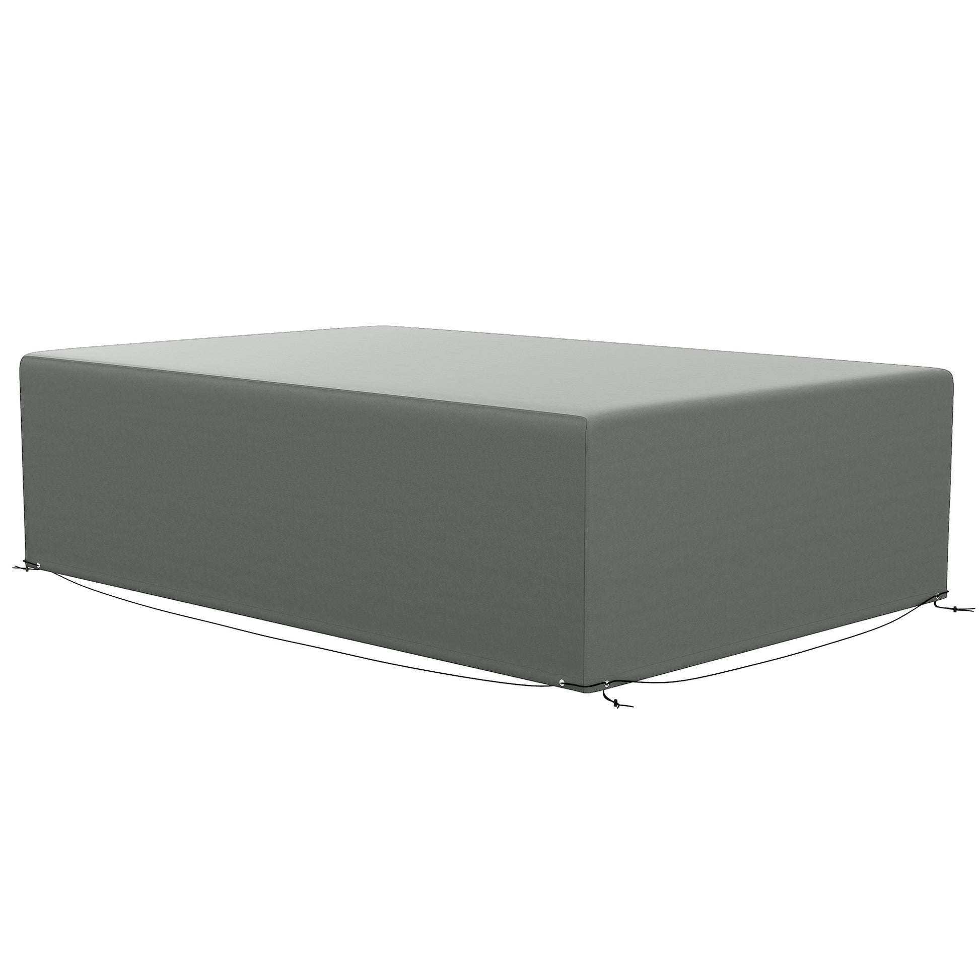 Patio Furniture Cover for Outdoor Sectional Sofa Set Waterproof Windproof Oxford Fabric, 97" x 65" x 26", Dark Grey