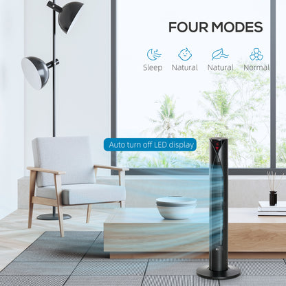 Tower Fan and 16" Pedestal Fan Set, with Remote Control, Height Adjustable, Tilted Head, Timer, Oscillating Standing Fan, Stand Floor Fans for Bedroom, White