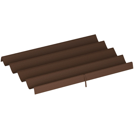 8' x 9.4' Retractable Pergola Canopy Replacement, Fit 7' x 10' Frame, UV30+ Pergola Cover Top Only, Coffee