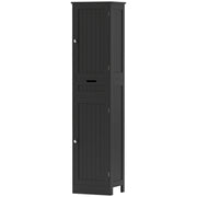 Freestanding Bathroom Cabinet with Drawer and 2 Doors, Tall Bathroom Cupboard for Kitchen, Study, Living Room