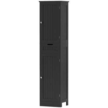 Freestanding Bathroom Cabinet with Drawer and 2 Doors, Tall Bathroom Cupboard for Kitchen, Study, Living Room