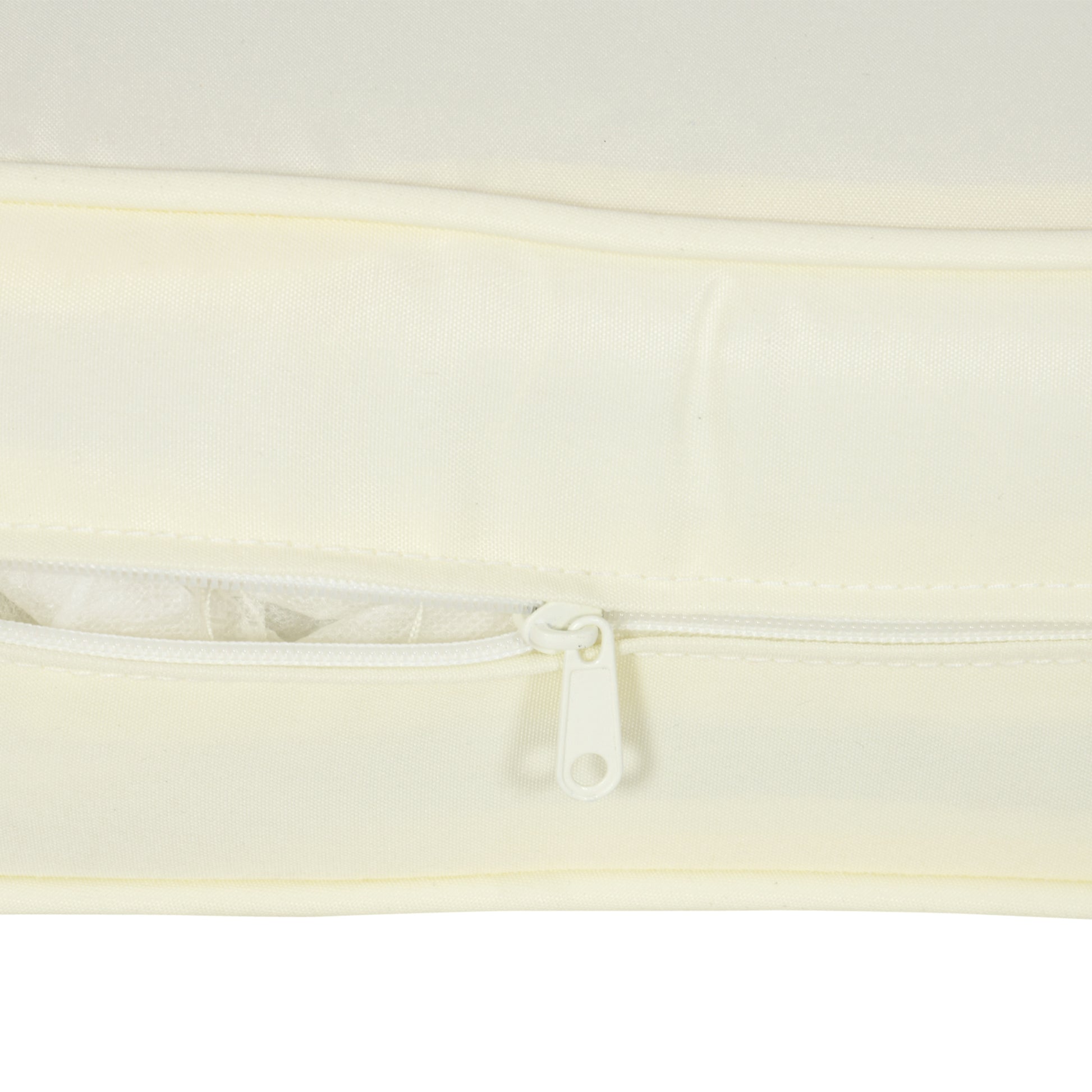 Patio Chair Cushions, Thick Deep Seat Outdoor Seat Cushion with Back Cushion, Cream White