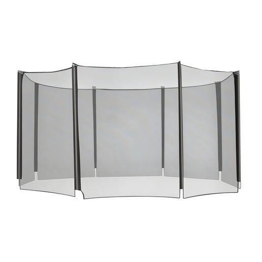 Aosom 14' Round Trampoline Enclosure Safety Net Fence Replacement Trampolining Bounce Part No Poles Included