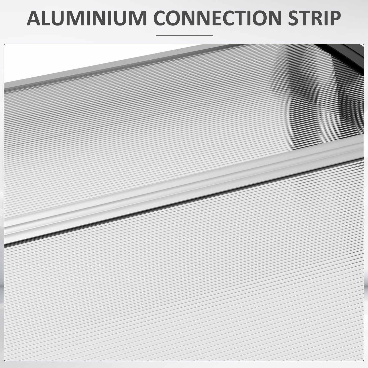 Awning Door Canopy, 78.7" x 37.8", Polycarbonate Front Door Outdoor Patio Cover for UV Protection, Clear