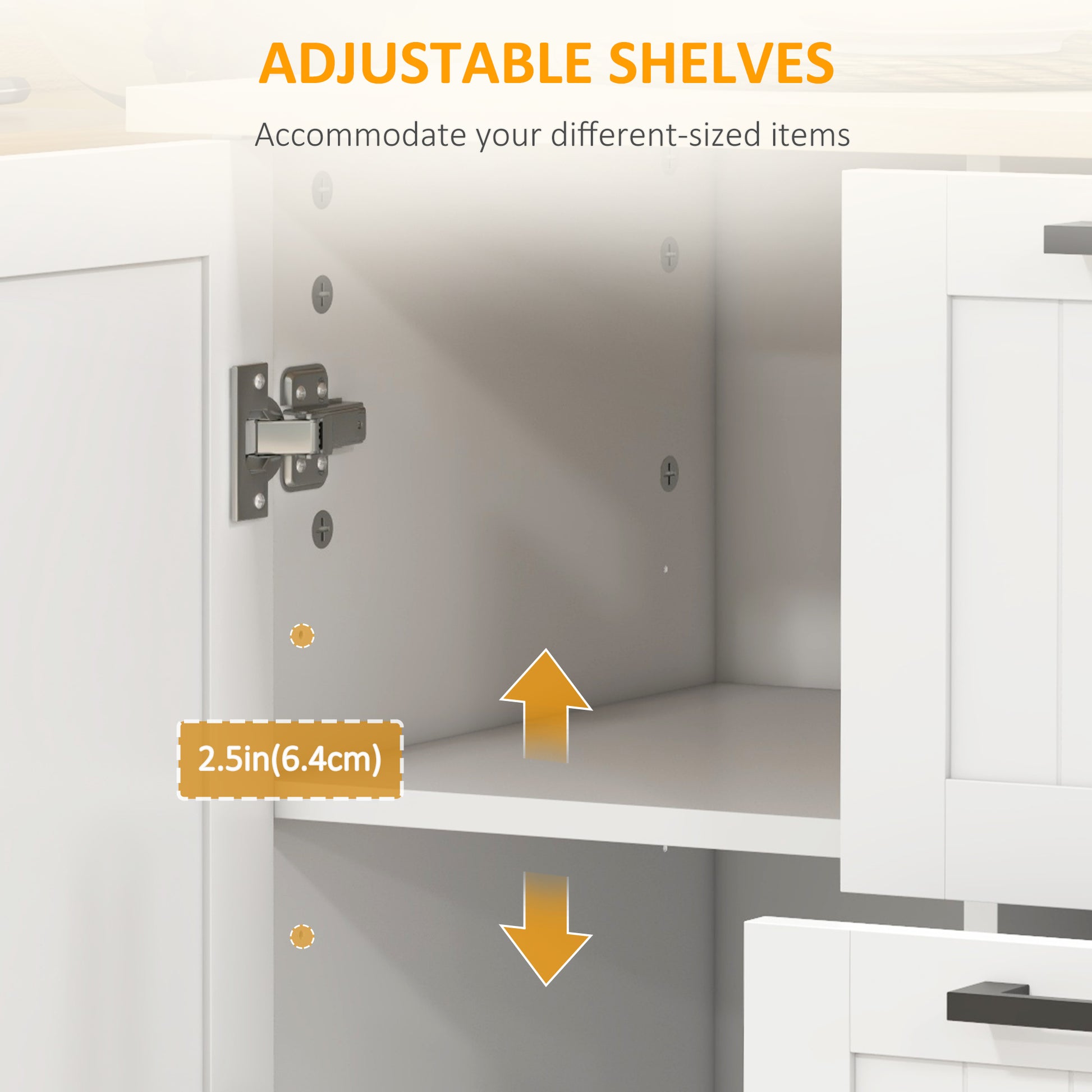 Rolling Kitchen Cart on Wheels with Drop Leaf, Kitchen Island with 3 Drawers, Solid Wood Top and Towel Rack, White