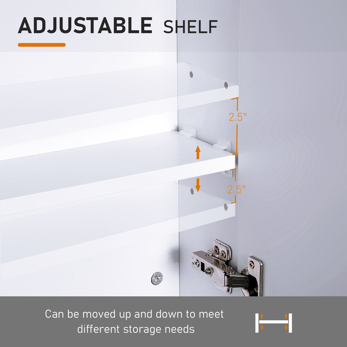 Wall Mount Medicine Cabinet with Mirror, Bathroom Mirror Cabinet Storage Organizer with Adjustable Shelf, Double Door Cupboard, Soft Closing, 23.5" x 29.5", Light Lilac