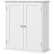 Bathroom Medicine Cabinet, Wall Cabinet with 2 Doors and Adjustable Shelf, Space Saver Over Toilet Cabinet