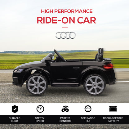 Aosom Officially Licensed Kids Ride-On Car 6V Battery Powered Vehicle Perfect Gift For Kids with Remote Control, Suspension Wheel, Adjustable Speed, Black