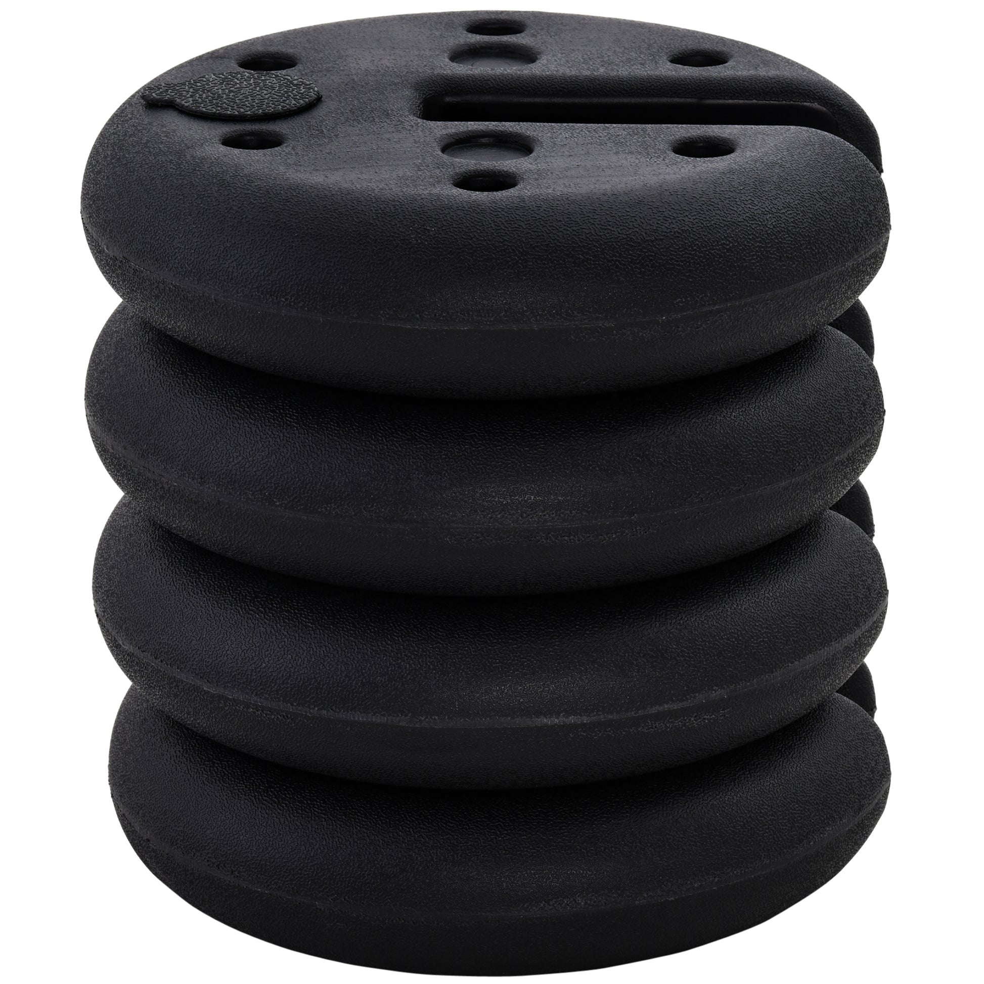 Set of 4 Party Tent Canopy Weight Plate Kit Gazebo Pop Up Tent Anchor Base Weights Canopy Shelter Leg Weights