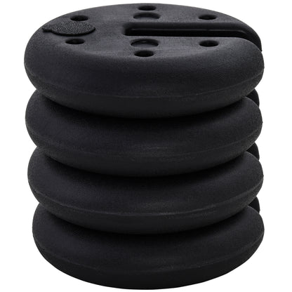 Set of 4 Party Tent Canopy Weight Plate Kit Gazebo Pop Up Tent Anchor Base Weights Canopy Shelter Leg Weights