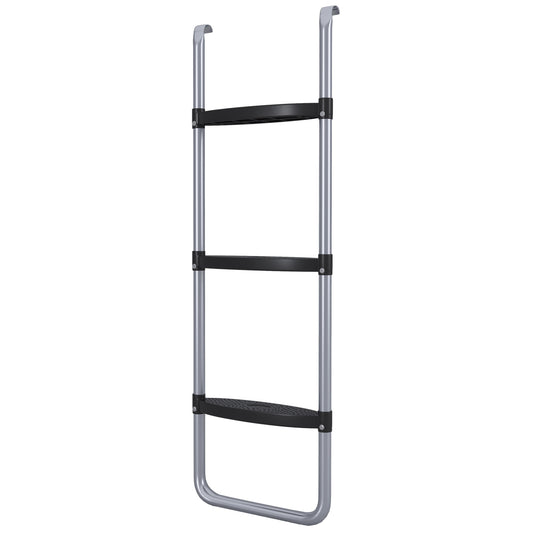 Soozier Trampoline Ladder Steel, 2/3 Steps Outdoor Trampoline Accessories, 38 Inch Length
