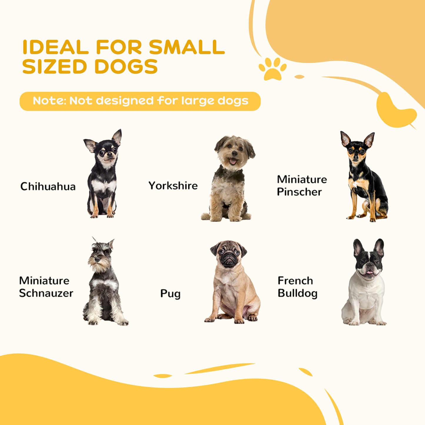 24"H Foldable Dog Gate, 3 Panels Freestanding Pet Gate Barriers Indoor with Support Feet, Puppy Fence for Small Dogs, White
