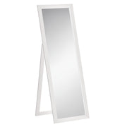 58" x 20" Full Length Mirror with Frame, Floor Standing Mirror, Rectangular Full Body Mirror for Bedroom, Living Room, White