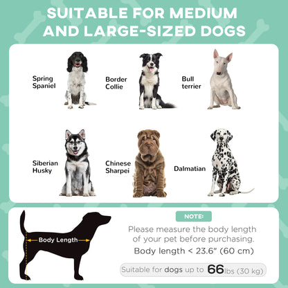 Raised Dog Bed Cooling Dog Cot w/ Canopy Washable Breathable Mesh, for Medium and Large Dogs, Light Grey