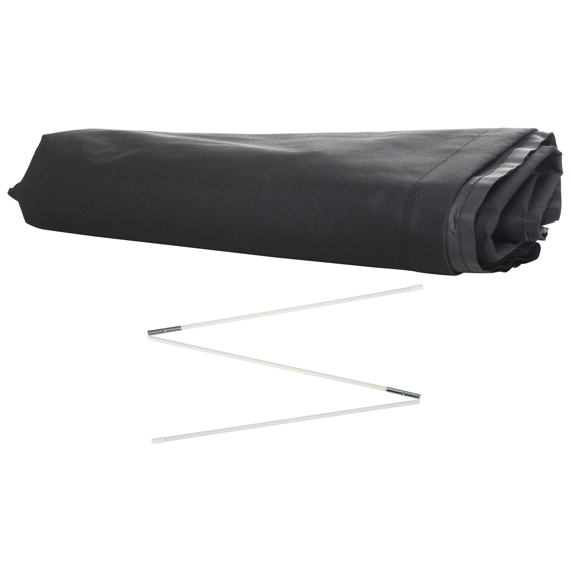 Outdoor Large Umbrella Cover Patio Cantilever Banana Parasol Protector Weather Resistant Black