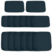 Outdoor Patio Rattan Sofa Set Cushion Polyester Cover Replacement- No Cushion Included
