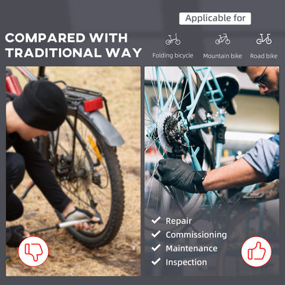 47" To 75" Adjustable Bike Repair Stand Tool Tray Bicycle Cycle Rack Work