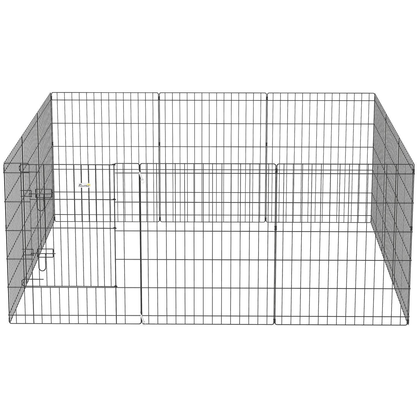 30inch Foldable Metal Exercise Pet Playpen Yard Dog Puppy Kennel Cage 12 Panel