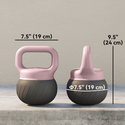 Soozier Soft Kettlebell, 11lb Kettle Bell with Anti-Slip Grip for Home Gym Weight Lifting and Strength Training