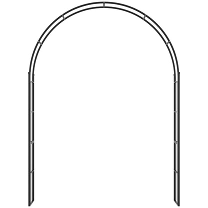7FT Garden Arch Trellis, Outdoor Wedding Arbor for Ceremony for Climbing Roses, Vines and Plants