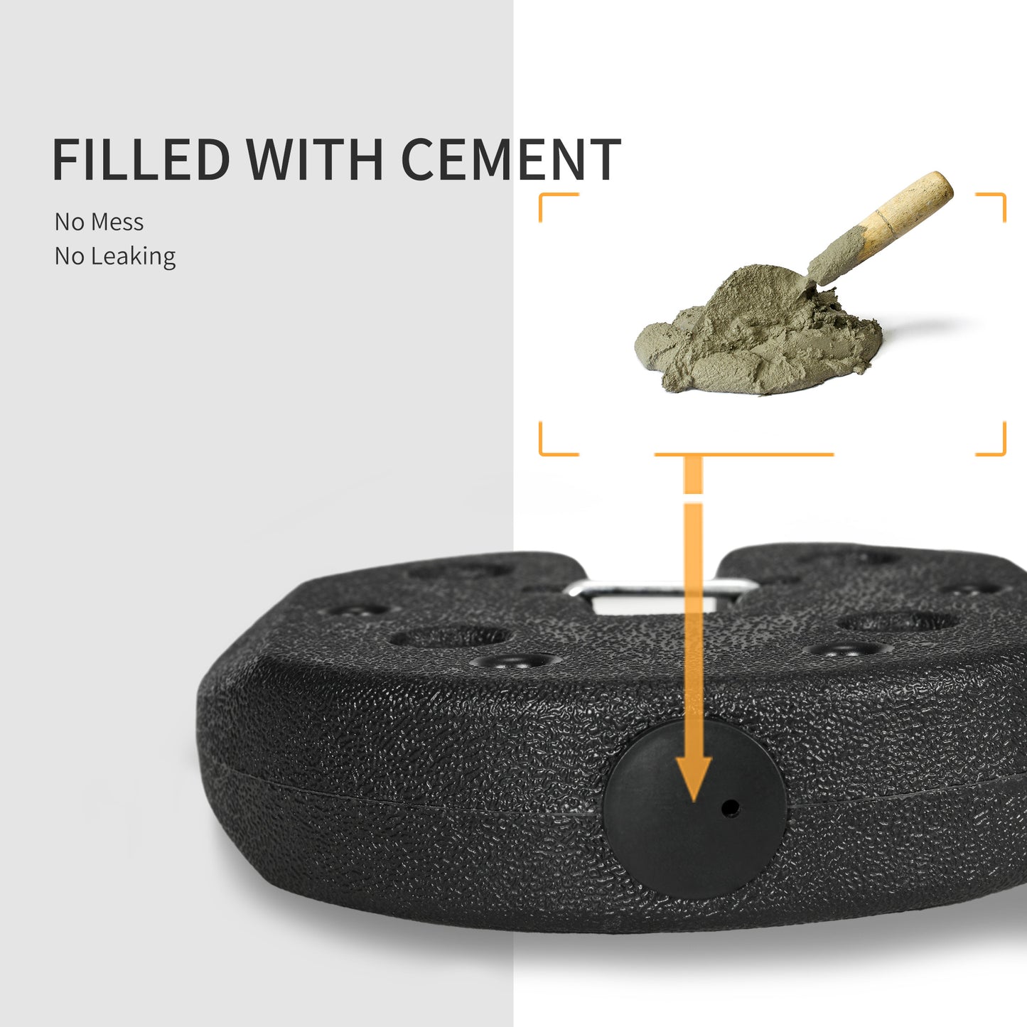Tent Weights Set of 4, Total 26 LBS Weights for Canopy Gazebo Legs with Reinforced Pins and Carry Belt