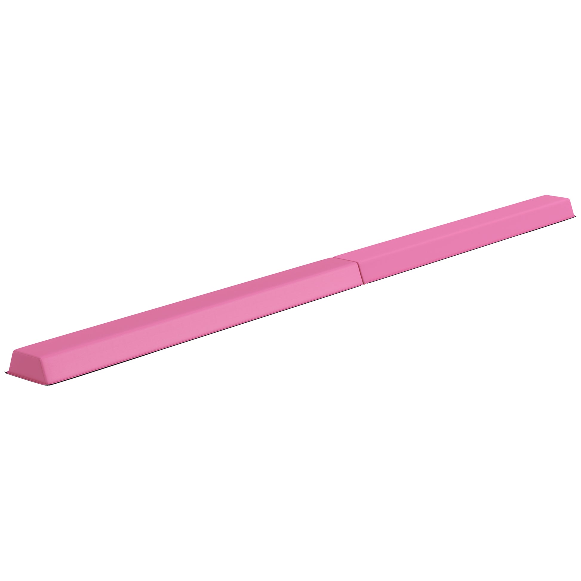 Soozier 7.7ft Folding Balance Beam, Gymnastics Equipment with Anti-Slip Bottom for Kids Home Training, Red