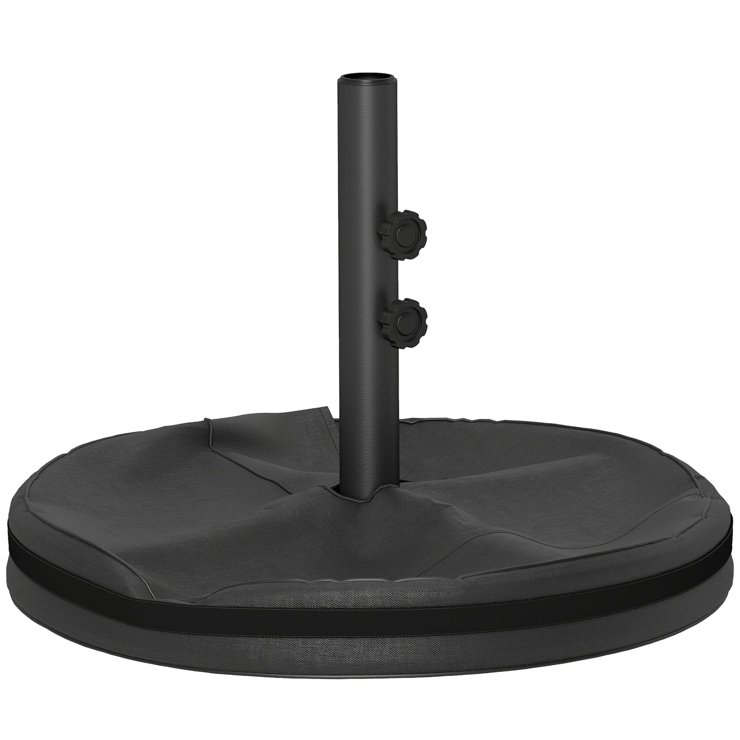 Patio Umbrella Base Portable Outdoor Umbrella Stand for Poles 1.4"/1.5"/1.9" Black