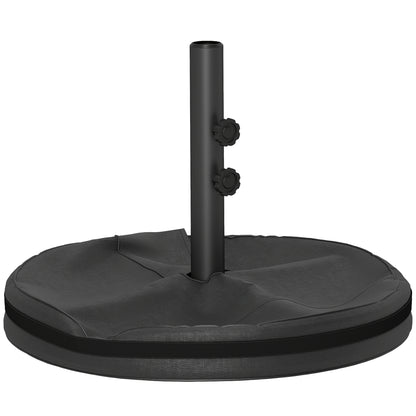 Patio Umbrella Base Portable Outdoor Umbrella Stand for Poles 1.4"/1.5"/1.9" Black