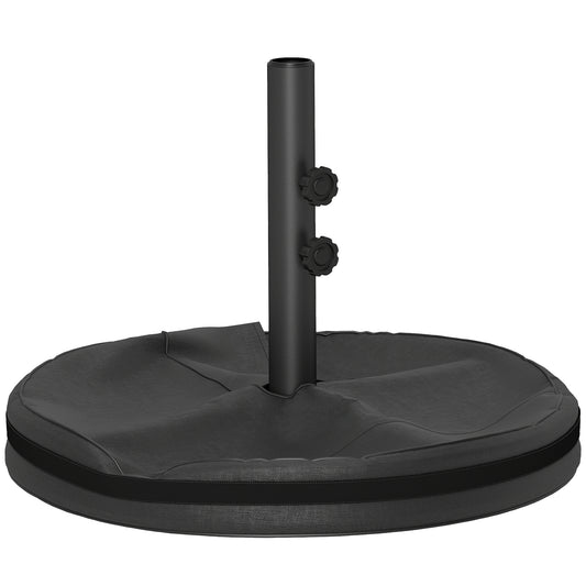 Patio Umbrella Base Portable Outdoor Umbrella Stand for Poles 1.4"/1.5"/1.9" Black