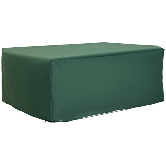 Outdoor Furniture Cover 81" x 57" Waterproof Garden Patio Rattan Wicker UV Rain Protector Oxford Dark Green