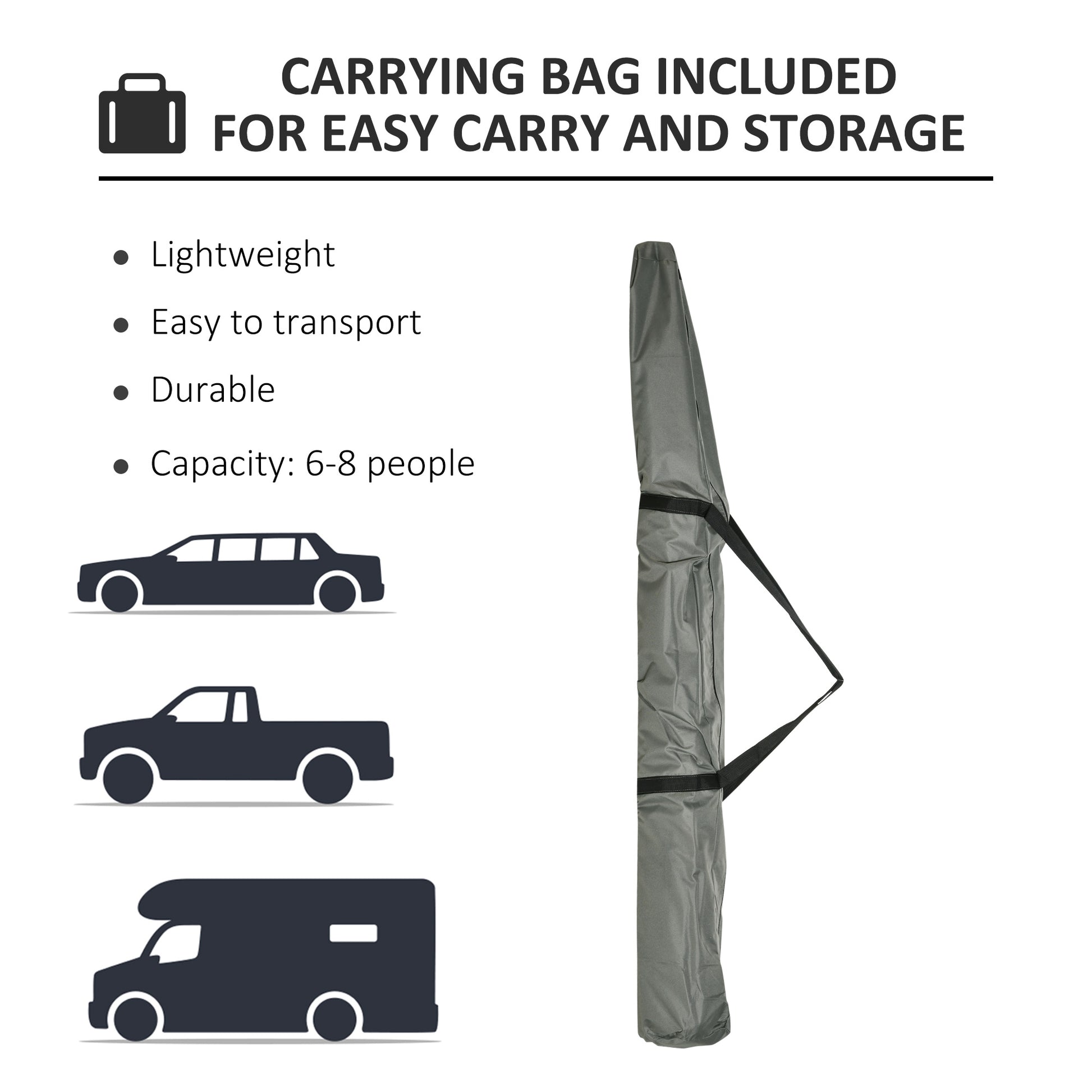 12' x 12' Hexagon Automatic Pop Up Screen Tents Camping Shelter Picnic Canopy with Mesh Sidewalls and Carry Bag, Grey