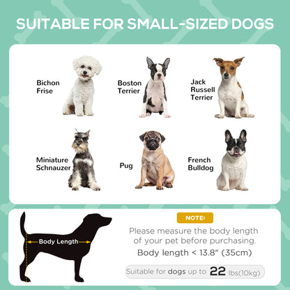 Elevated Cooling Pet Bed Portable Raised Dog Cot with Canopy for Small-Sized Dogs, Grey