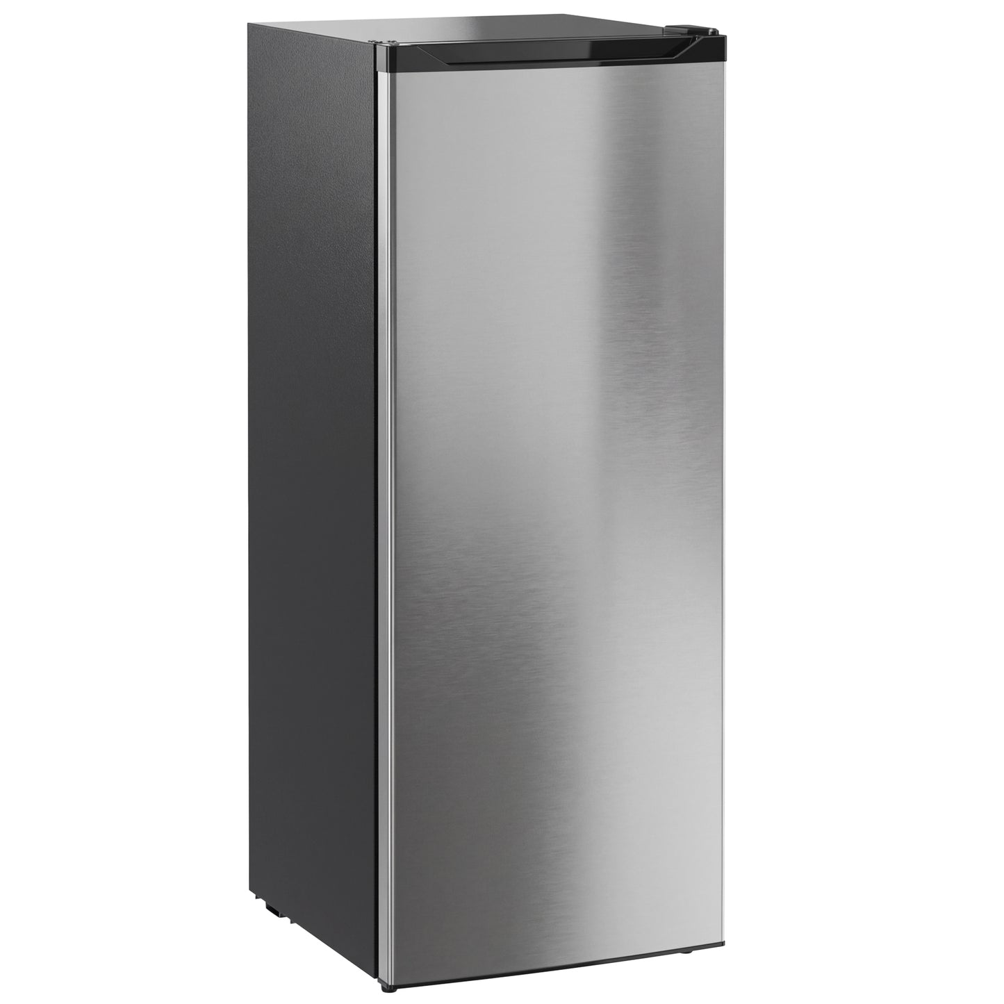 7.0 Cu.Ft Upright Freezer, Compact Stand Up Freezer with 6 Adjustable Shelves, Reversible Door for Home Office, Silver