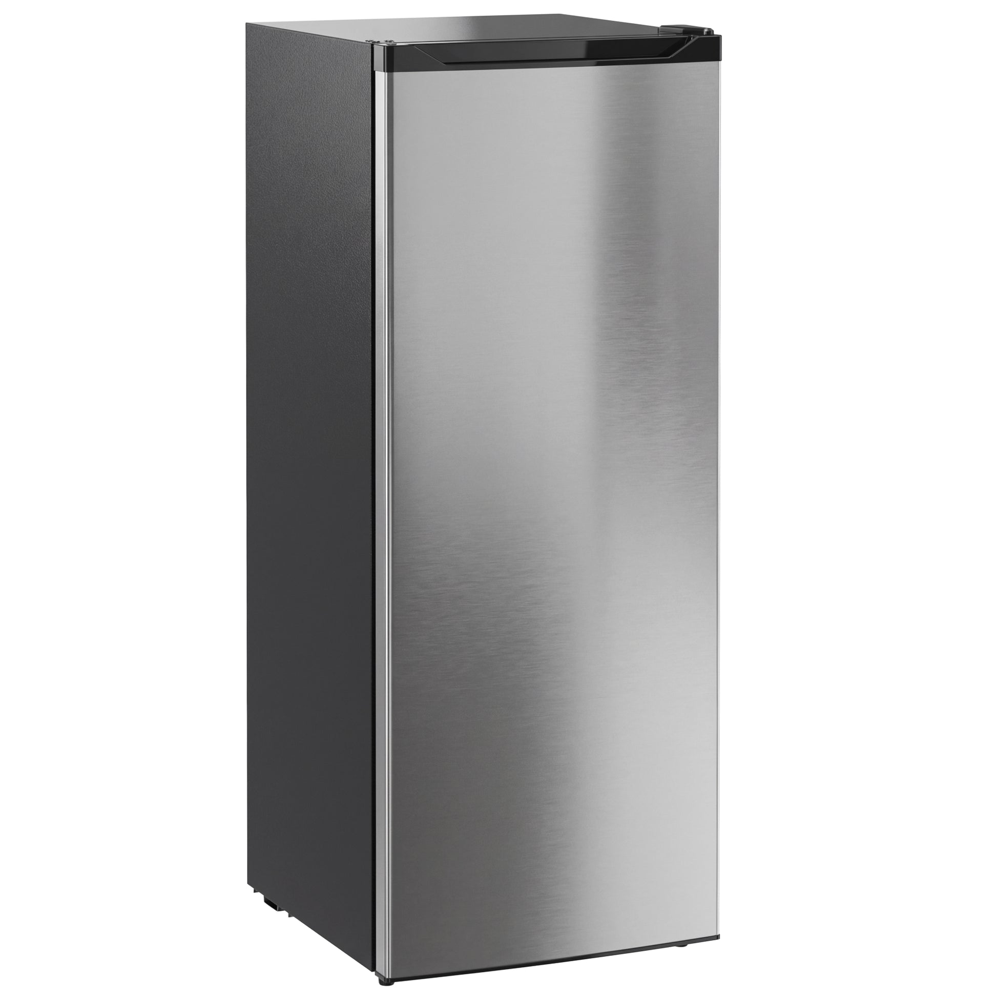 7.0 Cu.Ft Upright Freezer, Compact Stand Up Freezer with 6 Adjustable Shelves, Reversible Door for Home Office, Silver