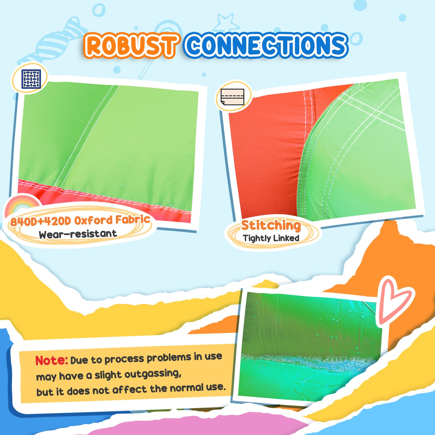 Qaba 9.2 x 9.5FT Bounce House, 4 in 1 Inflatable Bouncy Castle for Kids With Trampoline, Slide, Water Pool, Basket, Blower